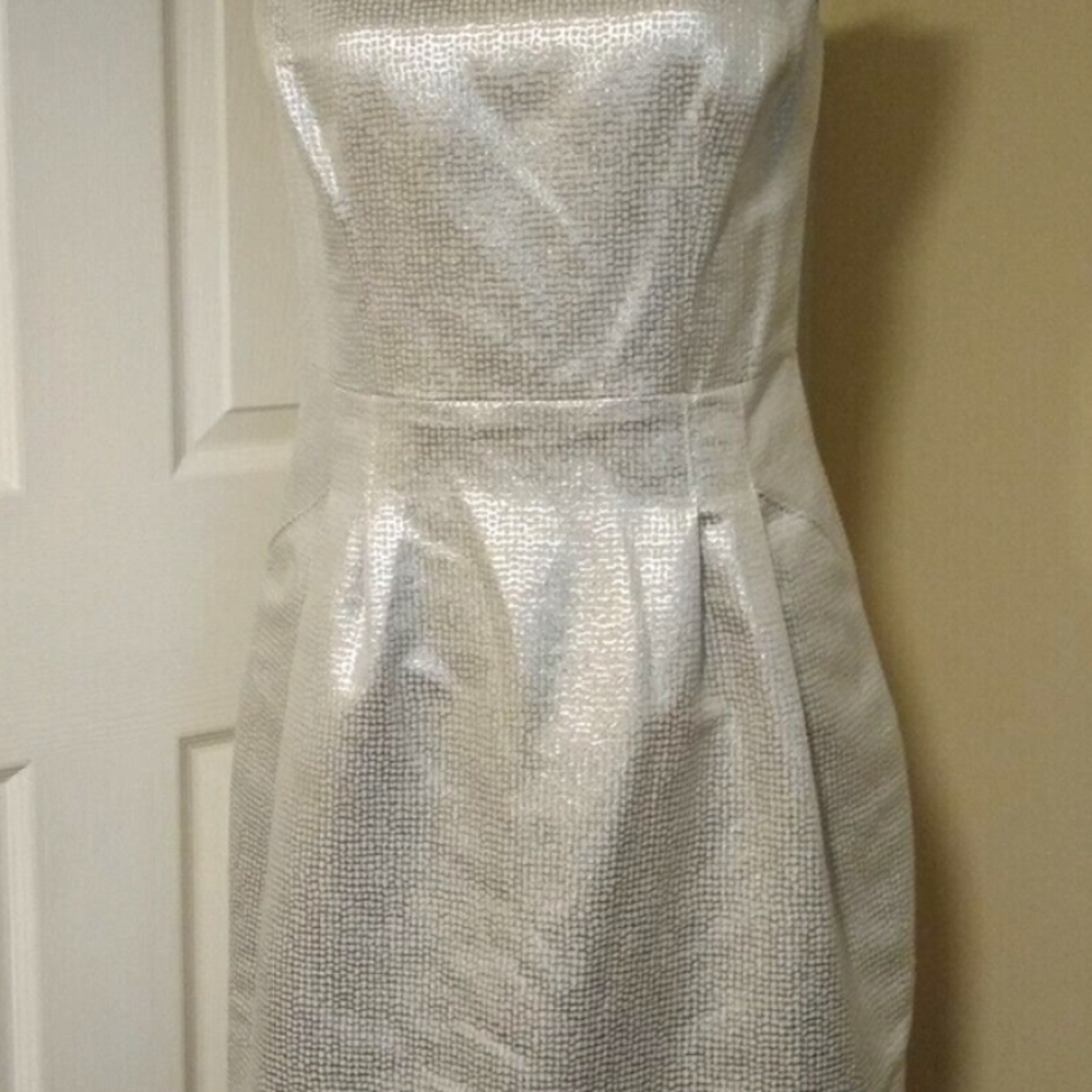 Ralph Lauren Cream Strapless Sheath Dress for Weddings